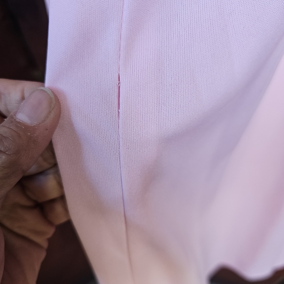 Vintage London Brown Pink Floral Pleated Dress Size 12 - Picture 6 of 6